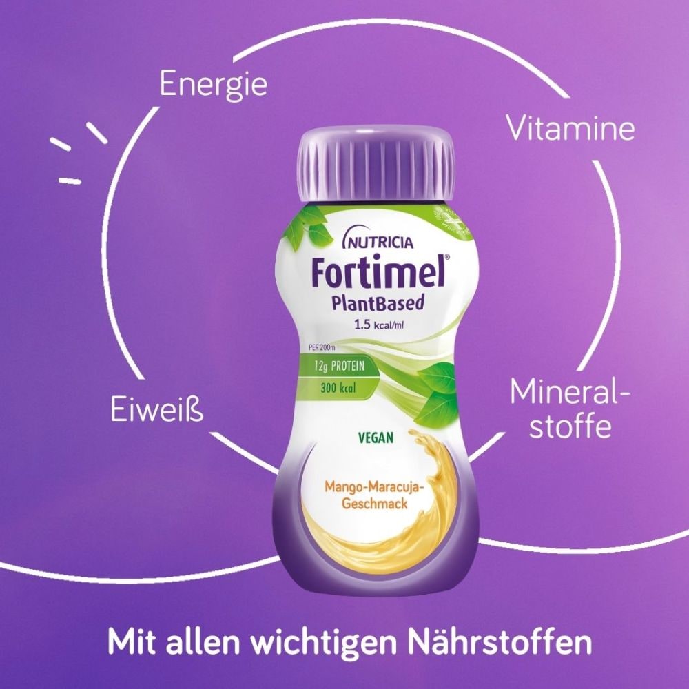 Fortimel PlantBased 1,5 kcal Mango 32X200 ml Flüssigkeit