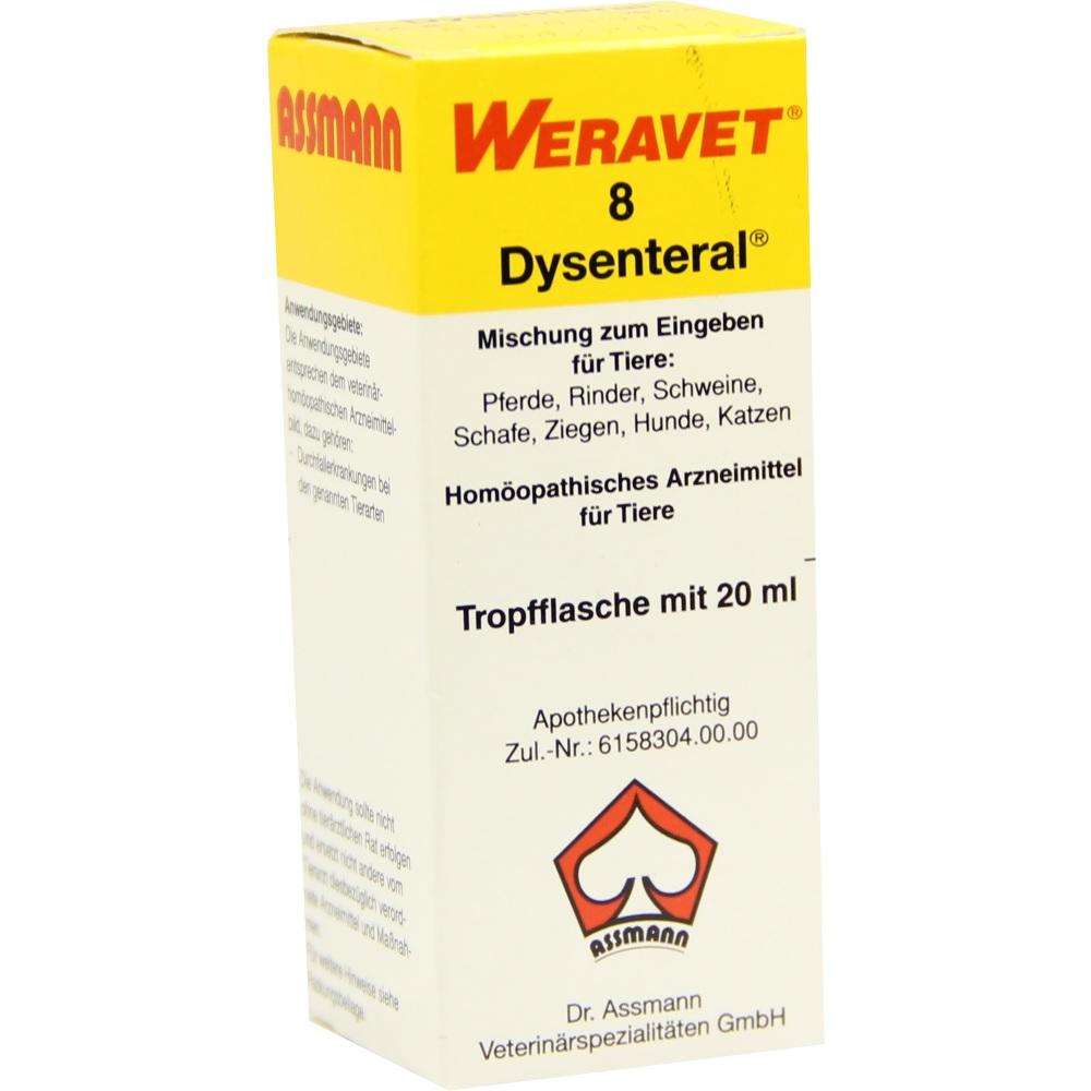DYSENTERAL 8 Tropfen vet. 20 ml Tropfen