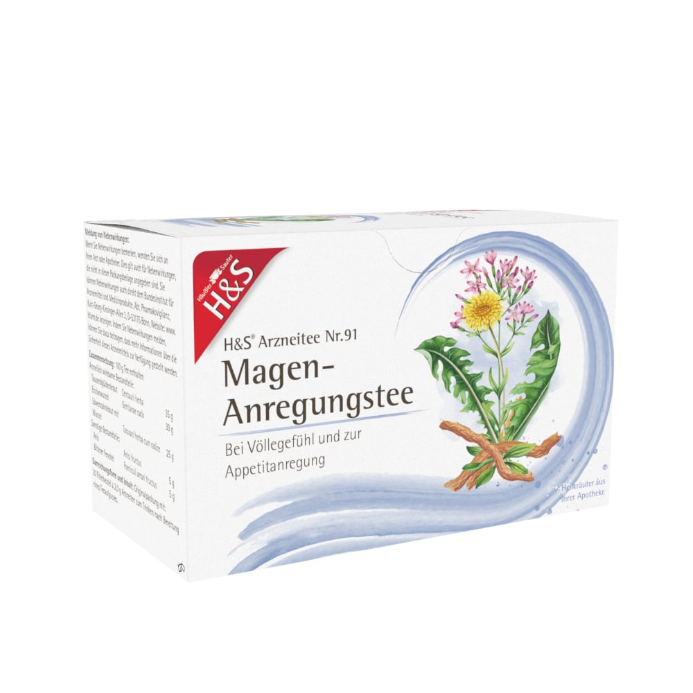 H&S Arzneitee Magen-Anregungstee 20X2.0 g Filterbeutel