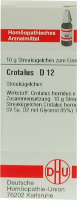 CROTALUS D 12 Globuli 10 g Globuli