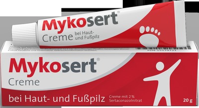 Mykosert Creme bei Haut- und Fußpilz 20 g Creme