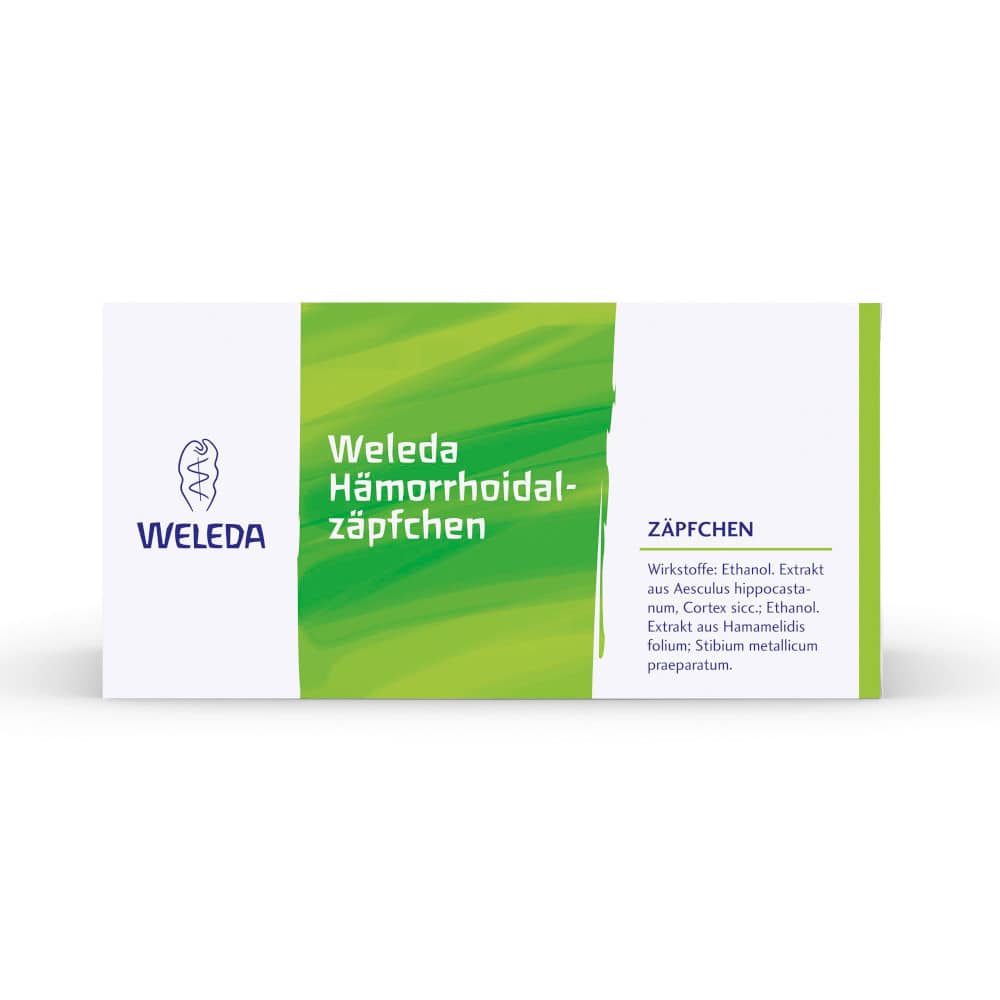 WELEDA Hämorrhoidalzäpfchen 10 St Suppositorien