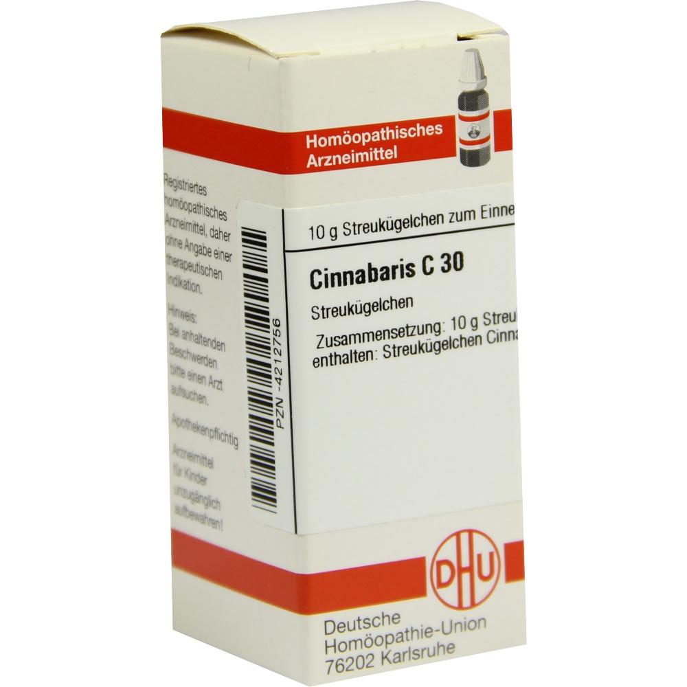 CINNABARIS C 30 Globuli 10 g Globuli