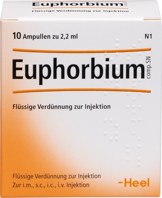 EUPHORBIUM COMPOSITUM SN Ampullen 10 St Ampullen