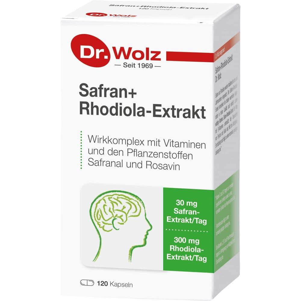 Dr. Wolz Safran + Rhodiola-Extrakt 120 St Kapseln