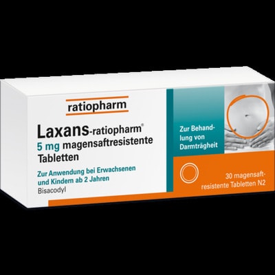 Laxans-ratiopharm 5 mg 30 St Tabletten magensaftresistent