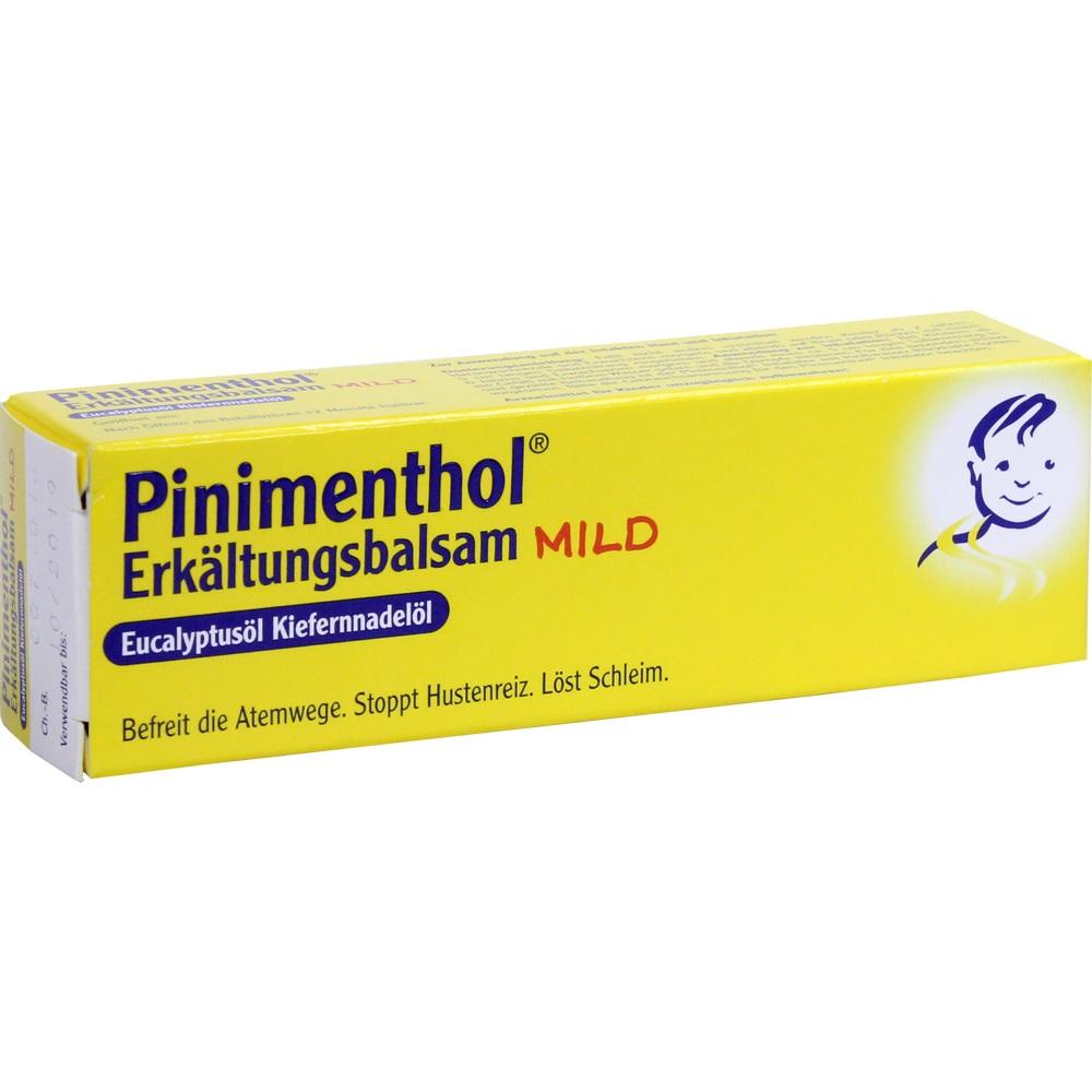 Pinimenthol Erkältungsbalsam mild ab 2 Jahren - mit Eucalyptus- und Kiefernnadelöl 20 g Salbe