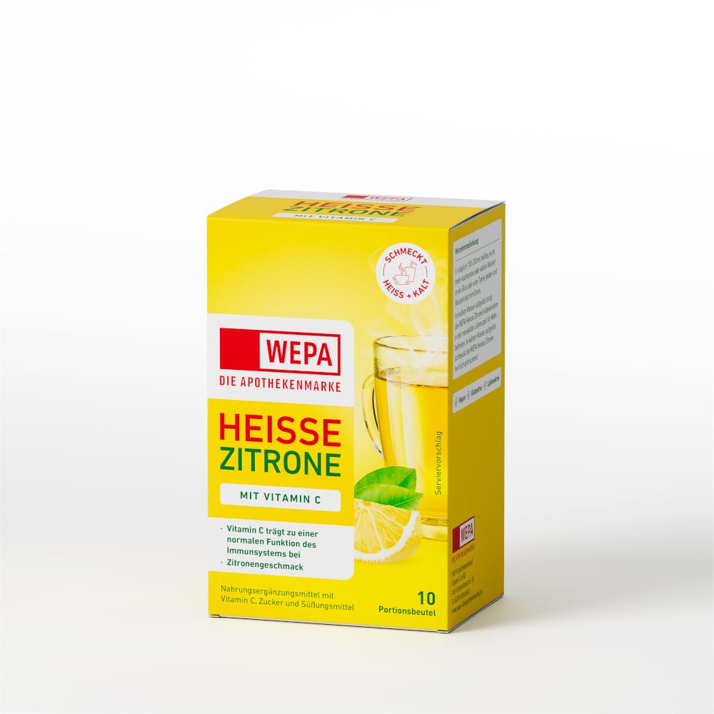 WEPA HEISSE ZITRONE 10X10 g Pulver