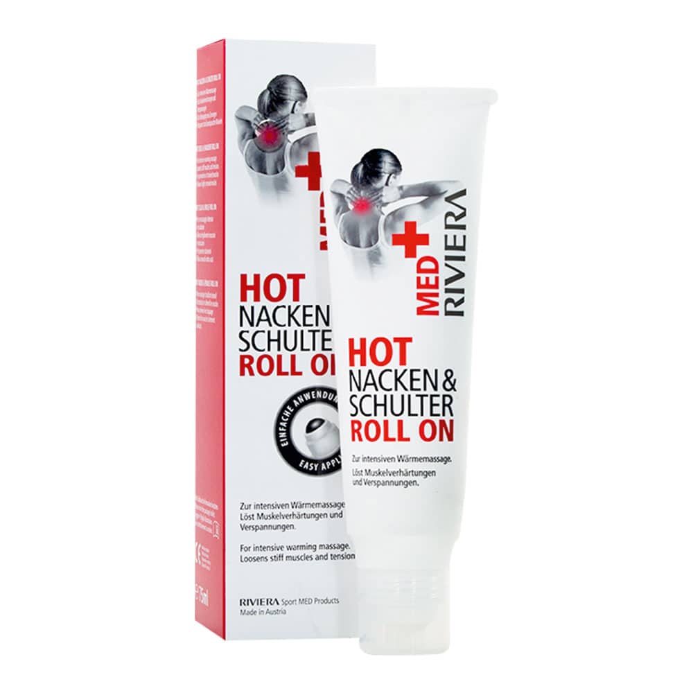 RIVIERA MED+ HOT NACKEN & SCHULTER ROLL ON 75 ml Gel