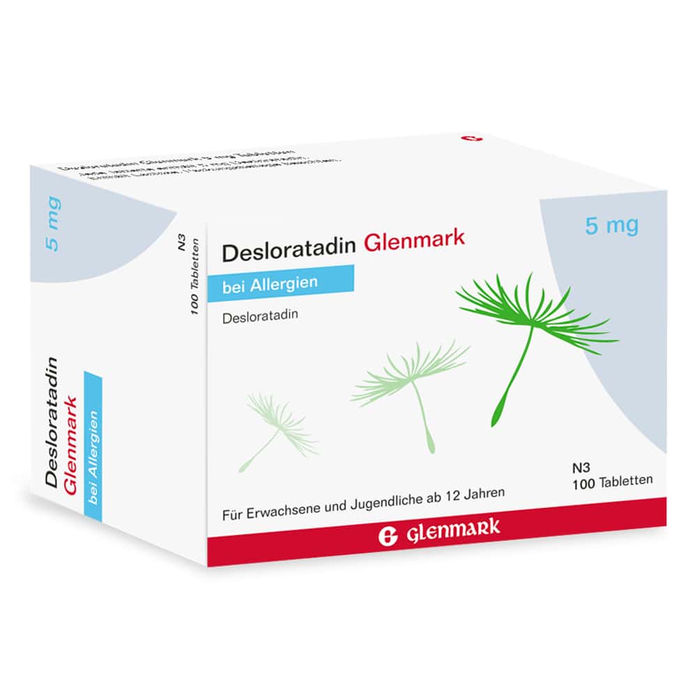 Desloratadin Glenmark 5 mg 100 St Tabletten