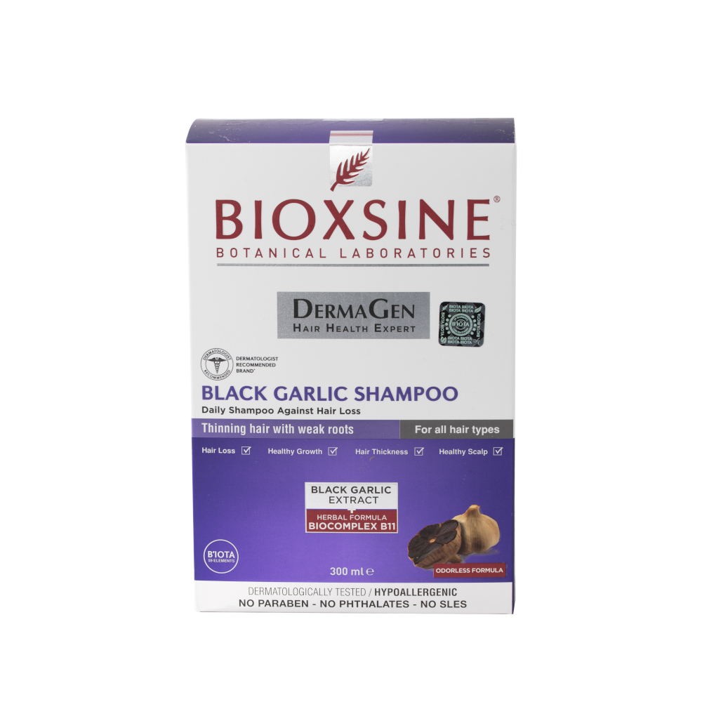 BIOXSINE DermaGen Schwarzer Knoblauch 300 ml Shampoo