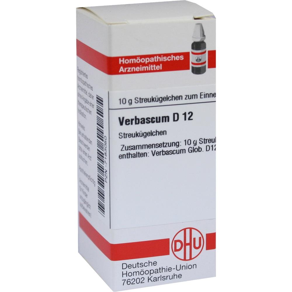 VERBASCUM D 12 Globuli 10 g Globuli