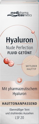 Hyaluron Nude Perfection FLUID GETÖNT LSF 20 Mittlerer Hauttyp 50 ml Creme