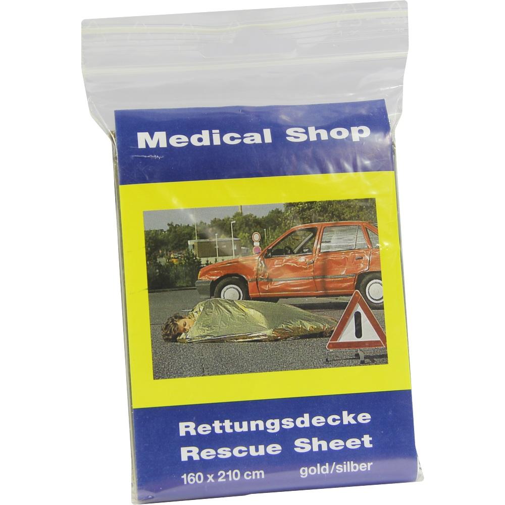 RETTUNGSDECKE Ypsisave 160x210 cm gold/silber 1 St