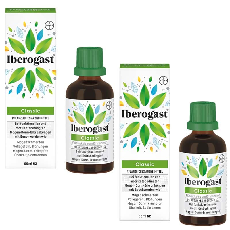Iberogast Classic Doppelpack 2X50 ml Flüssigkeit zum Einnehmen
