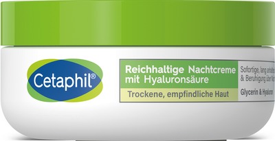 Cetaphil Reichhaltige Nachtcreme mit Hyaluronsäure 48 g Nachtcreme