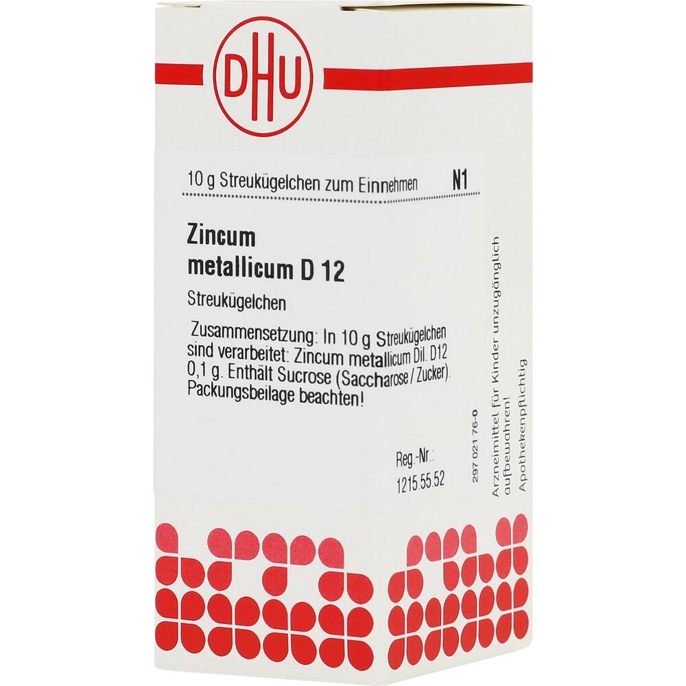 ZINCUM METALLICUM D 12 Globuli 10 g Globuli