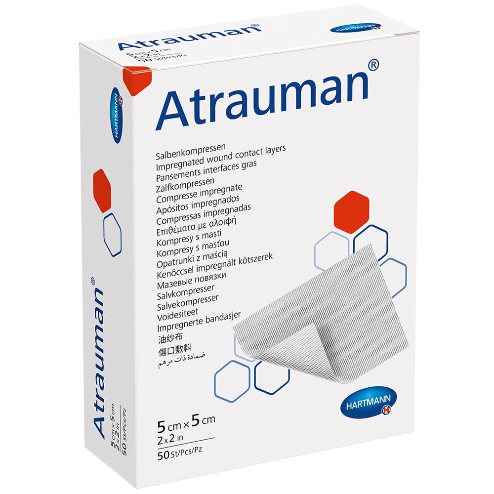 ATRAUMAN 5x5 cm steril Kompressen 50 St Kompressen