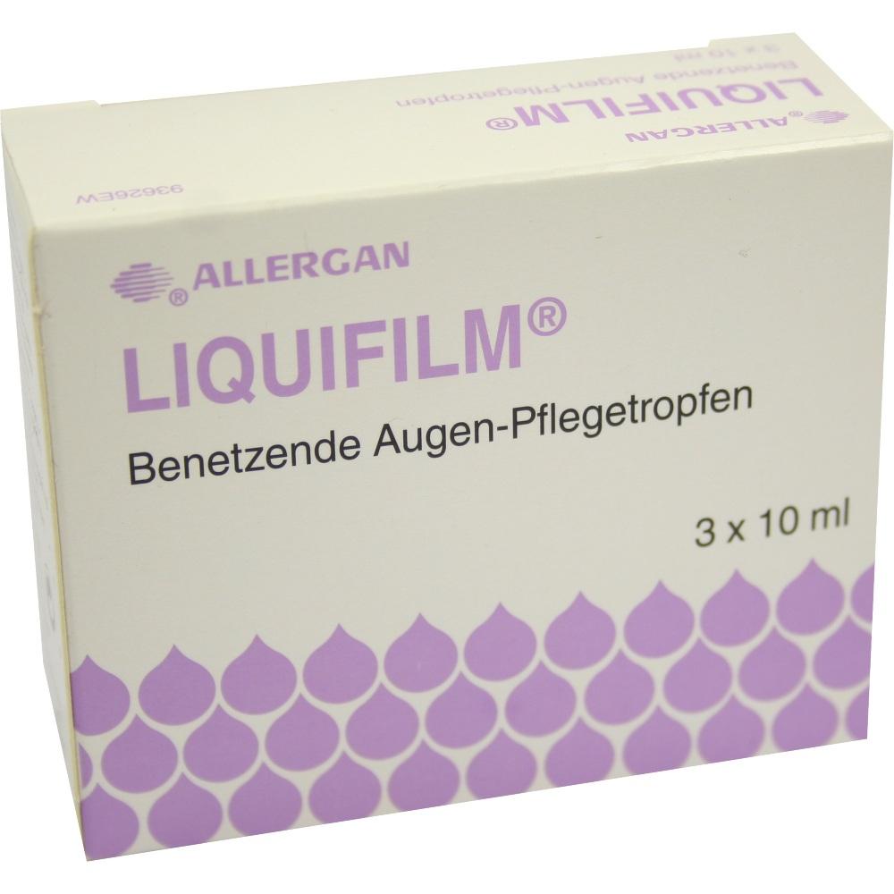 LIQUIFILM Benetzende Augen Pflegetropfen 3X10 ml Augentropfen