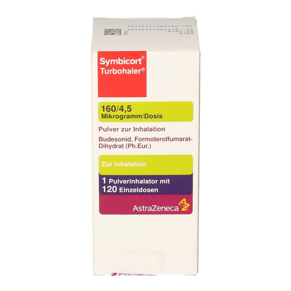 Symbicort Turbohaler 160/4,5 Mikrogramm/Dosis 1 St Inhalationspulver