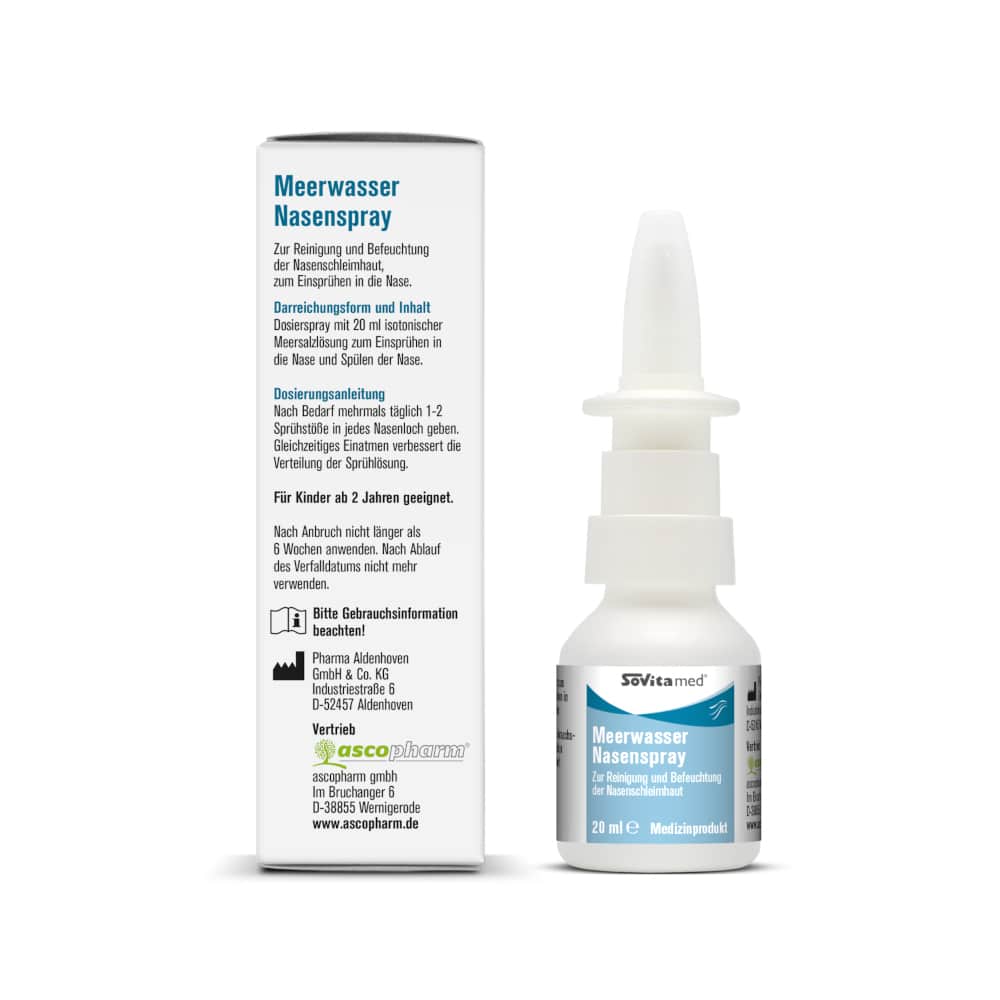 sovita Meerwasser Nasenspray 20 ml Dosierspray
