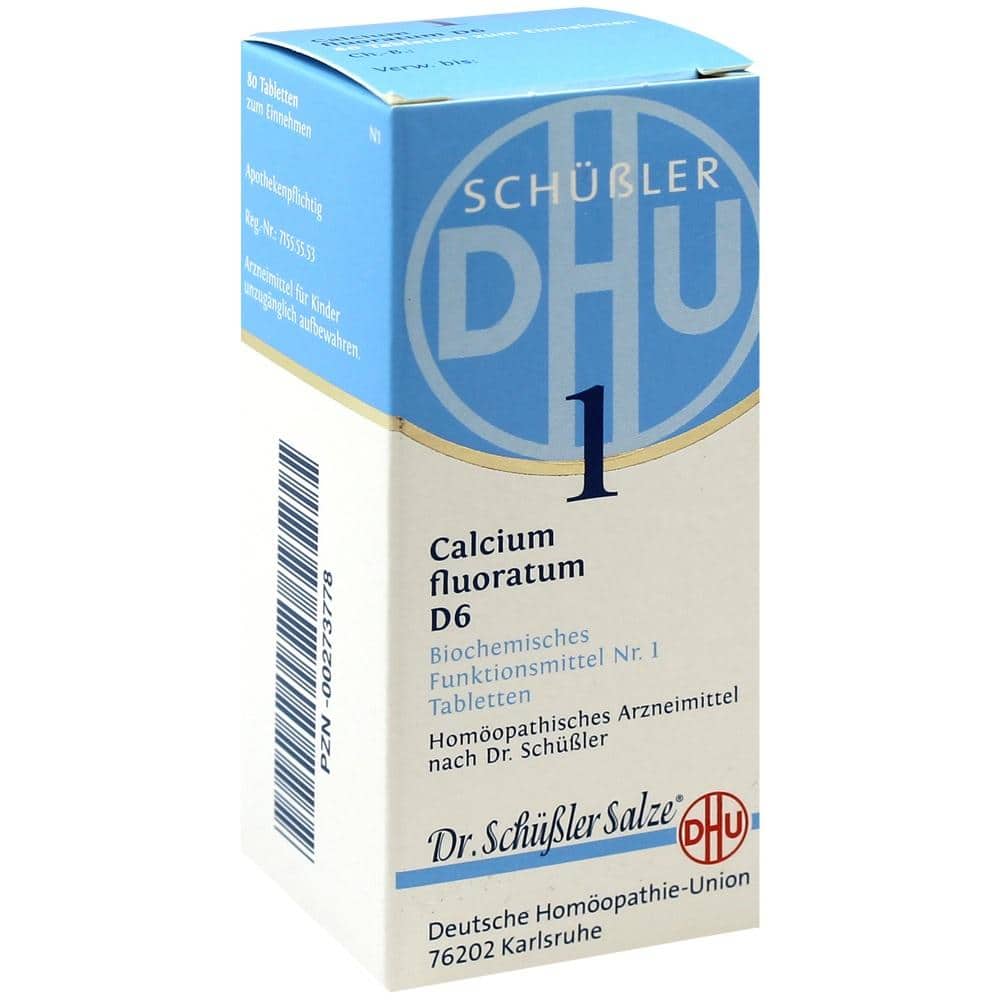 DHU Schüßler-Salz Nr. 1 Calcium fluoratum D6  80 St Tabletten