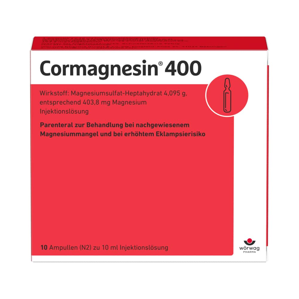 Cormagnesin 400 10X10 ml Ampullen