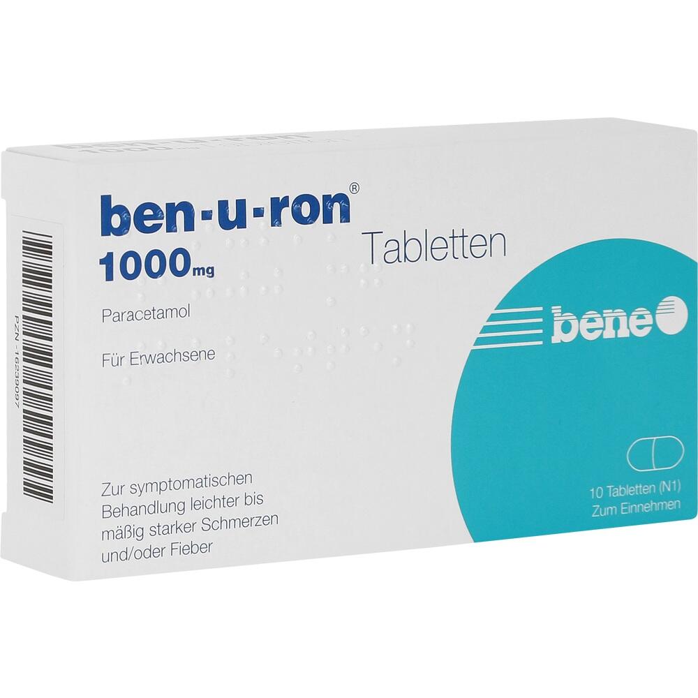 Ben-u-ron 1000mg 10 St Tabletten