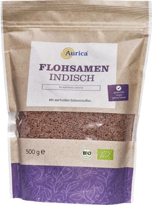 Flohsamen Indisch Bio Kerne  500 g Kerne
