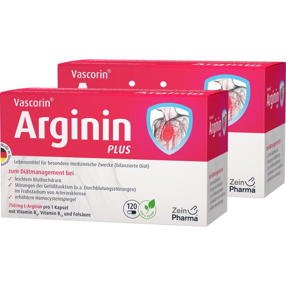 Zein Pharma Vascorin Arginin PLUS 240 St Kapseln