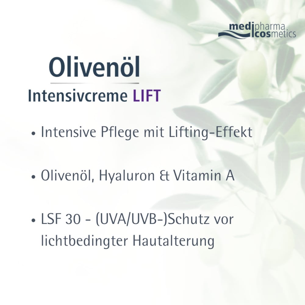 Olivenöl Intensivcreme LIFT LSF30 50 ml Creme