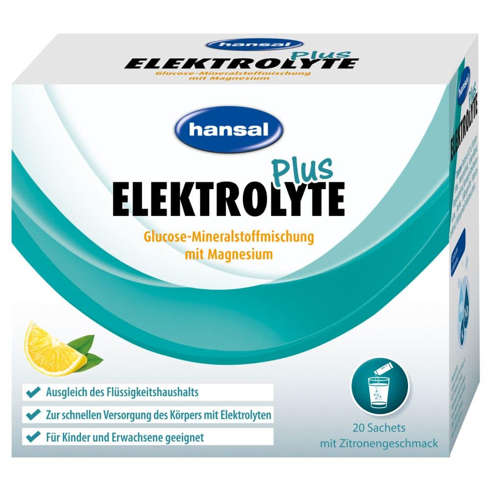 hansal ELEKTROLYTE Plus 20X6 g Pulver