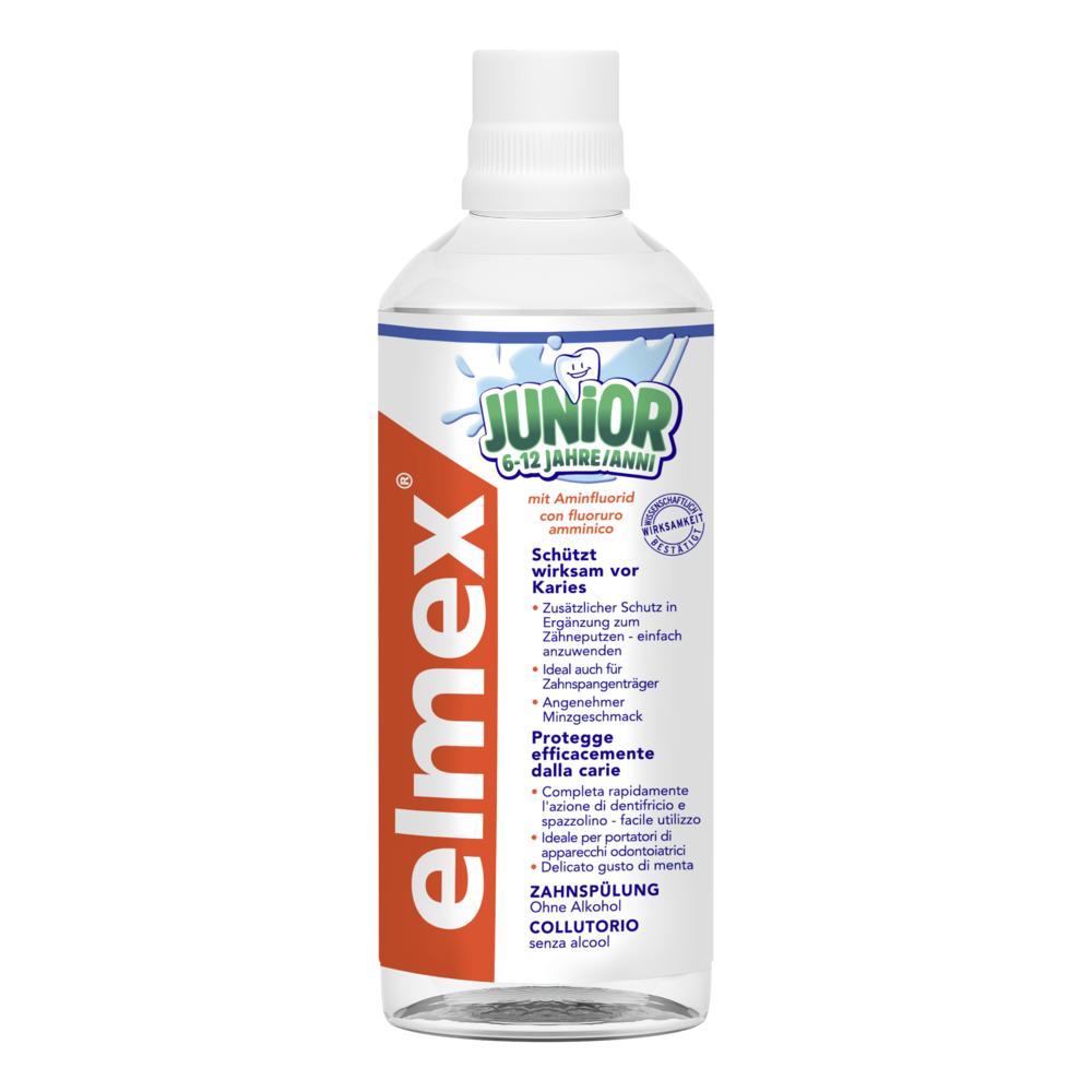 elmex JUNIOR KARIESSCHUTZ ZAHNSPÜLUNG 400 ml Spüllösung