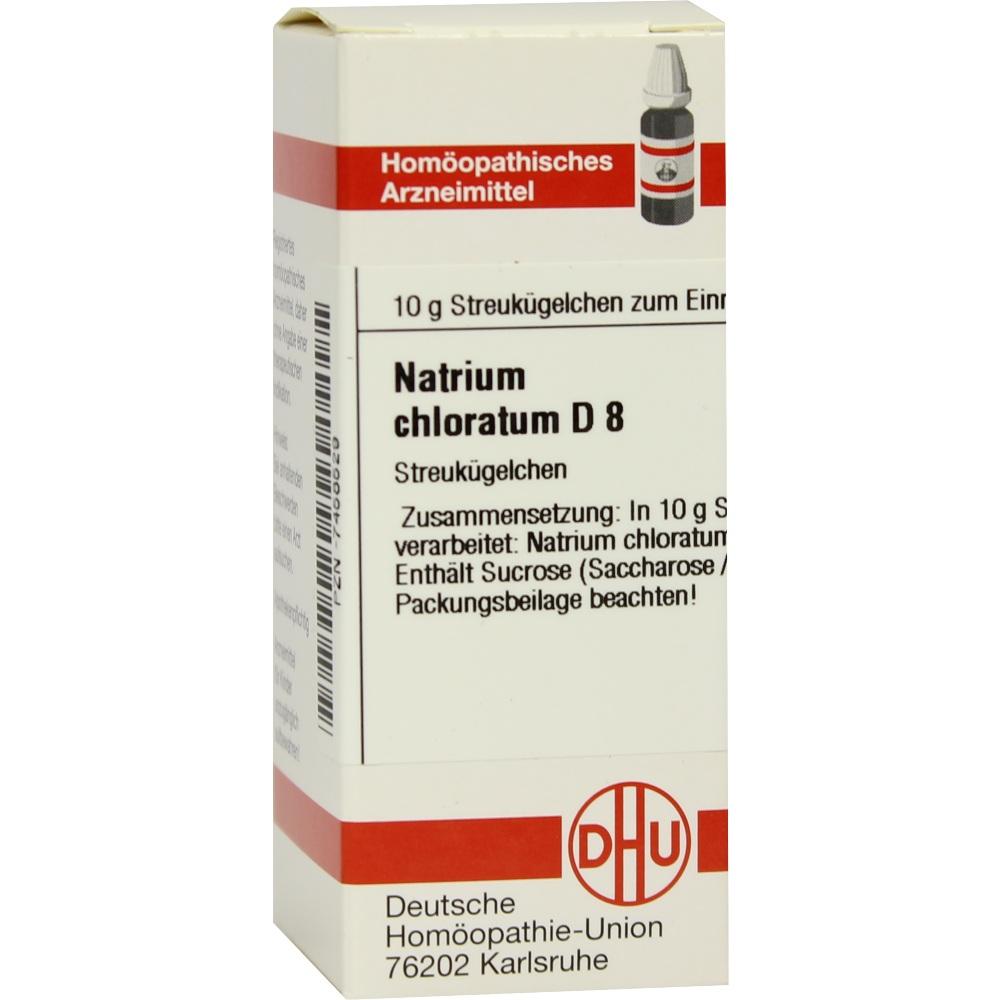 NATRIUM CHLORATUM D 8 Globuli 10 g Globuli