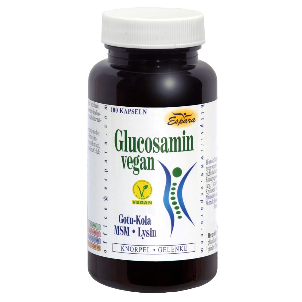 Espara Glucosamin vegan Kapseln 100 St Kapseln