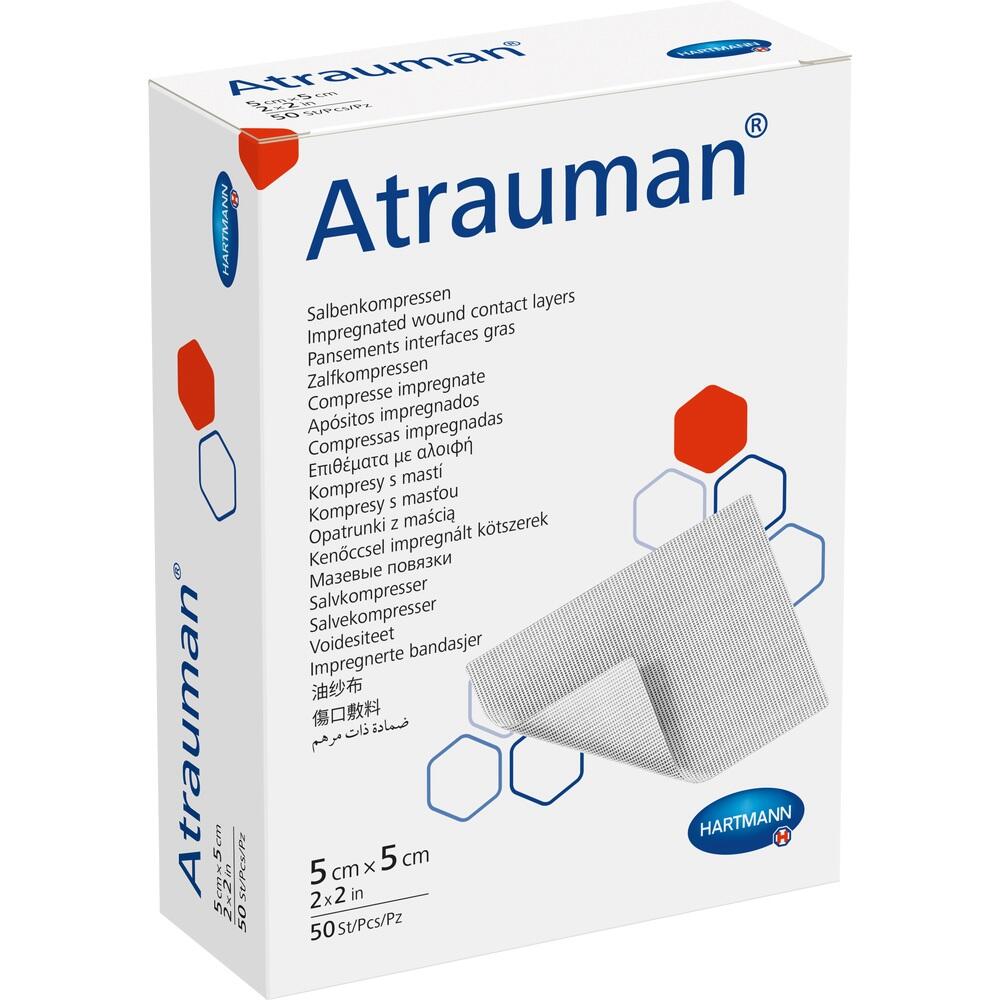 ATRAUMAN 5x5 cm steril Kompressen 50 St Kompressen