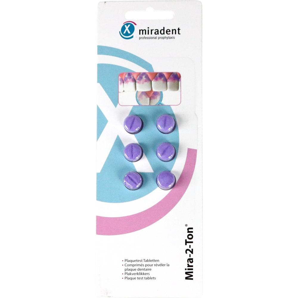 MIRADENT Plaquetest Mira-2-Ton 6 St Tabletten