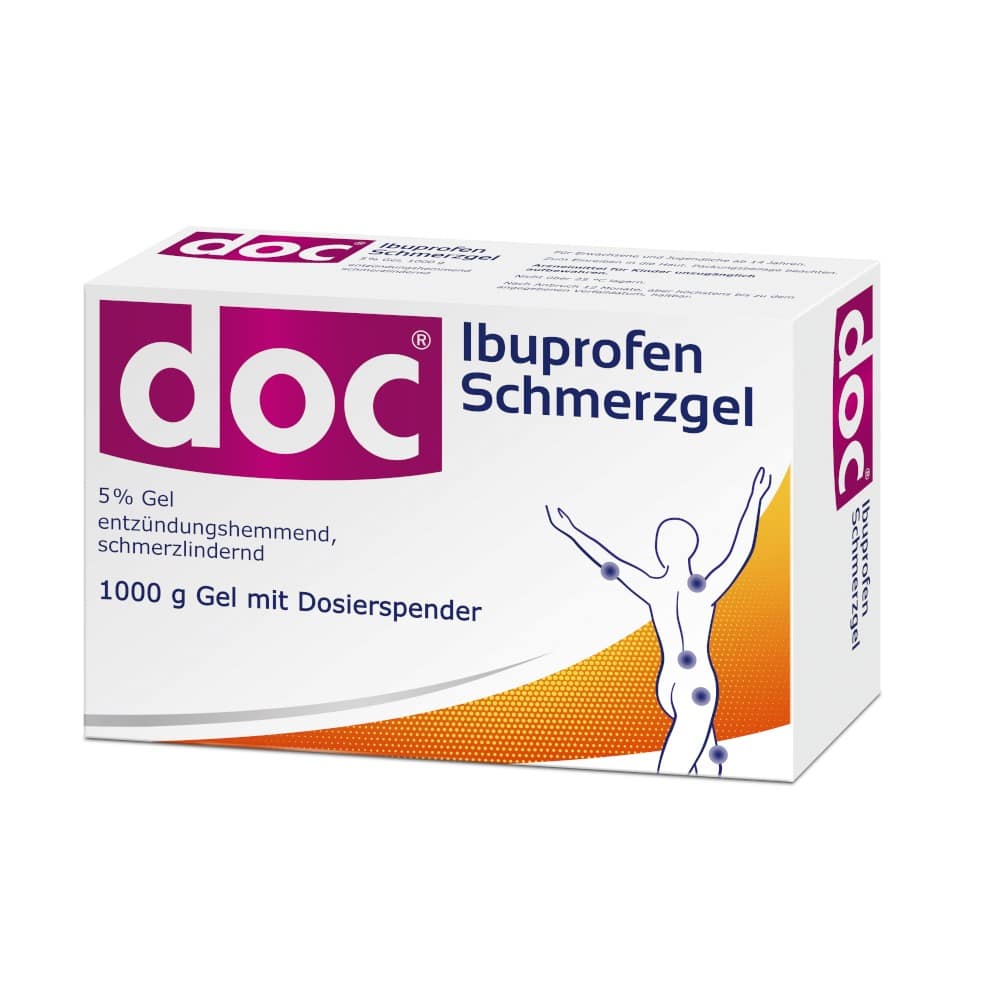 doc Ibuprofen Schmerzgel inkl. Spender 1 kg Gel