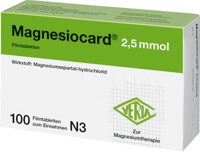 MAGNESIOCARD 2,5 mmol 100 St Filmtabletten