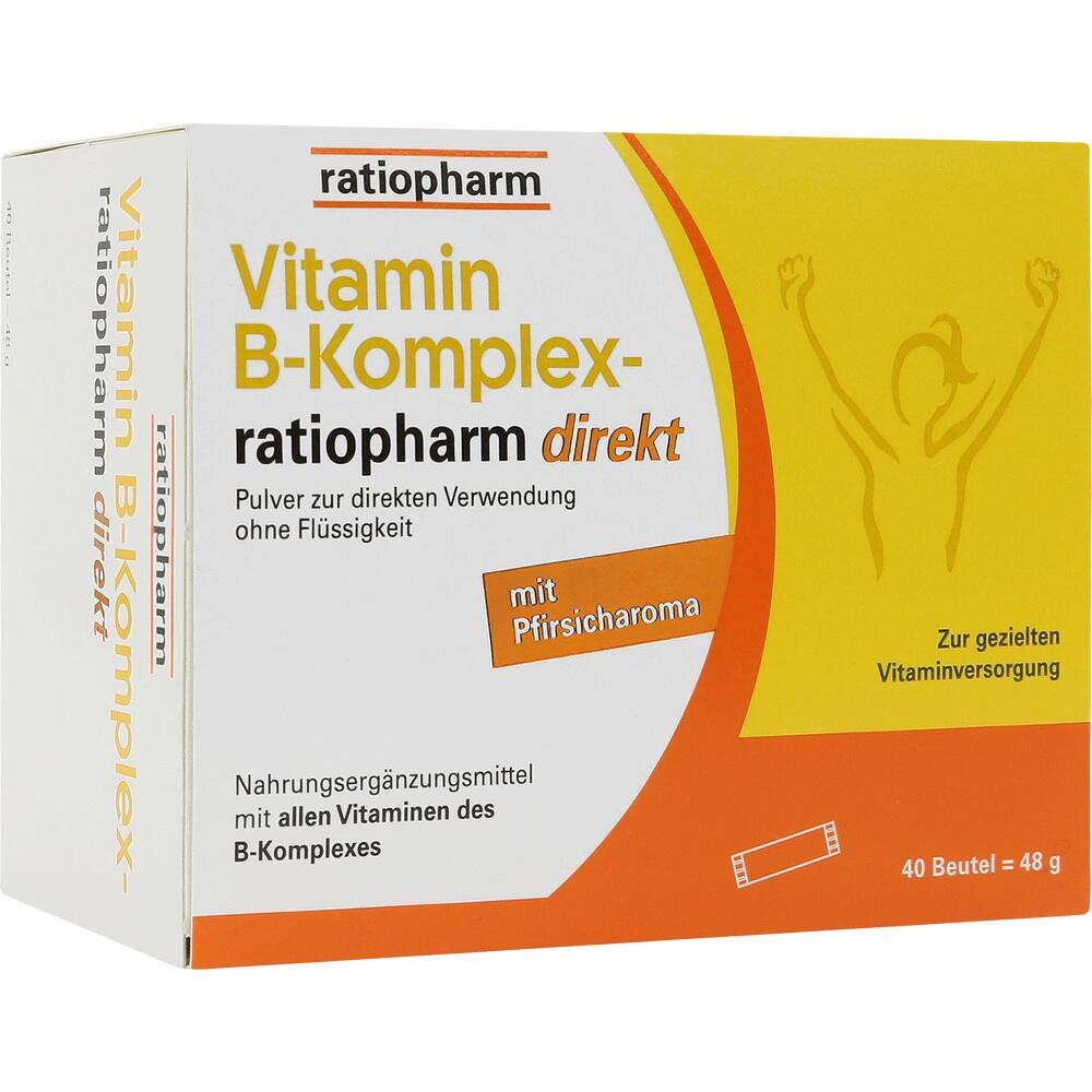 Vitamin B-Komplex ratiopharm direkt 40 St Pulver