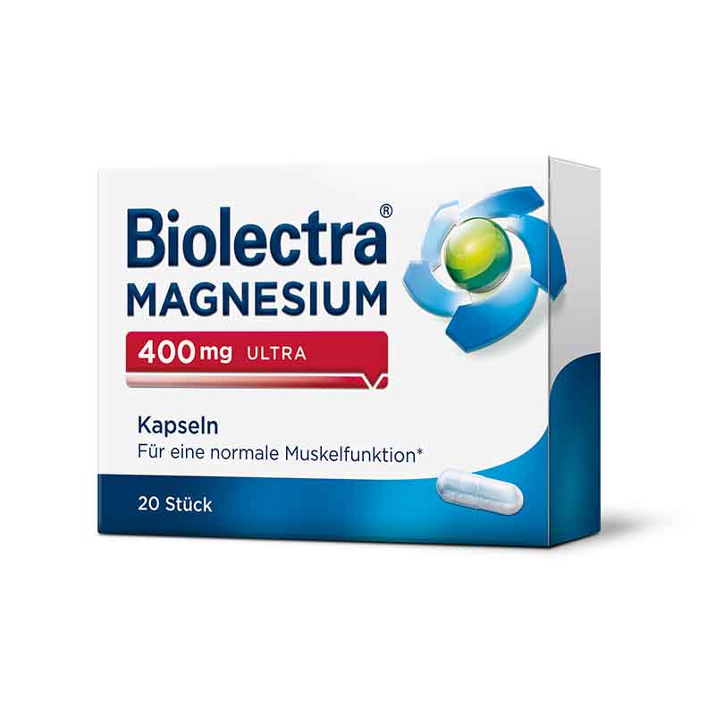 Biolectra MAGNESIUM 400mg ULTRA 20 St Kapseln