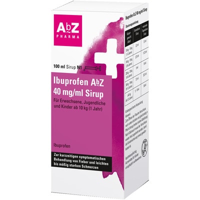 IBUPROFEN AbZ 40 mg/ml Fiebersaft 100 ml Sirup