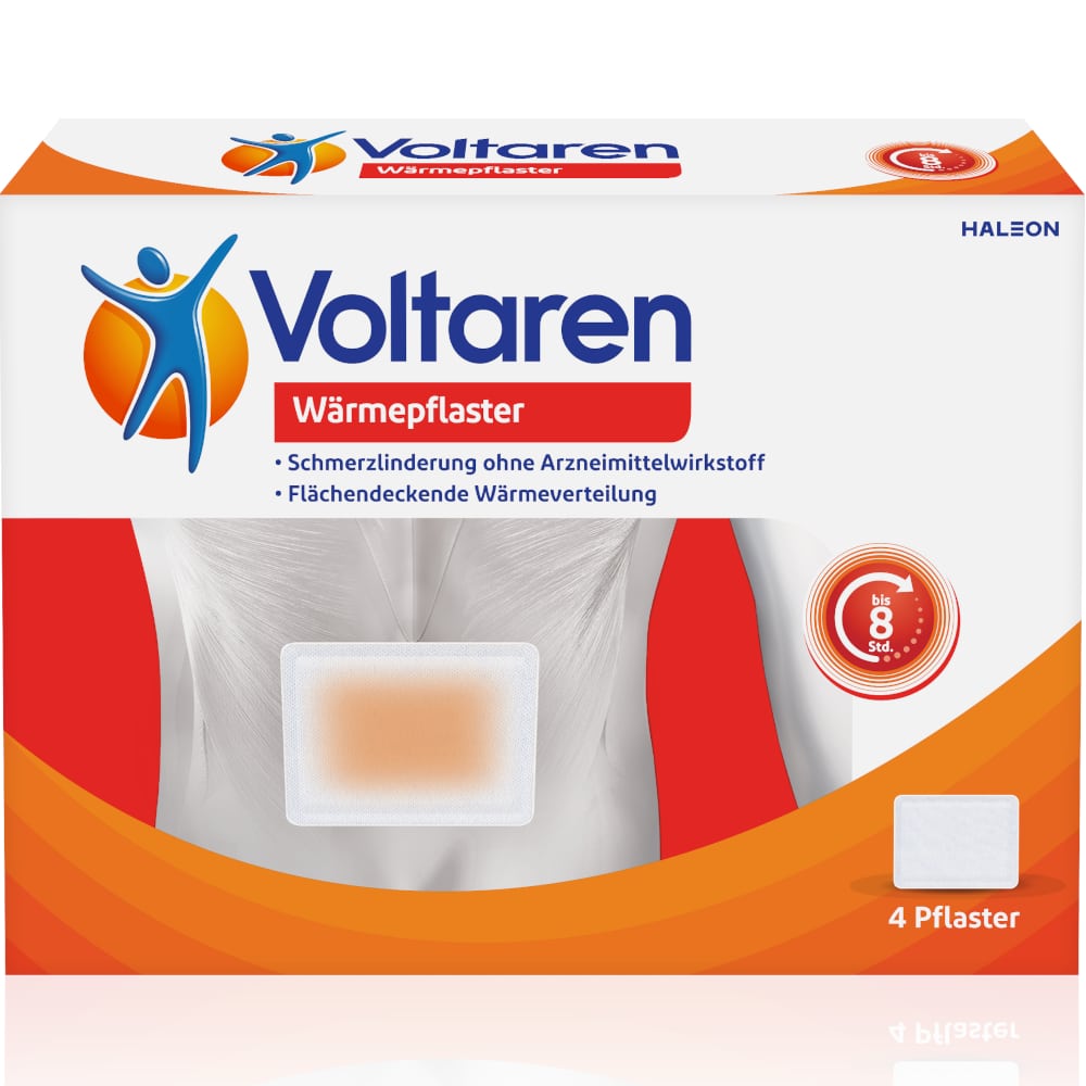 Voltaren Wärmepflaster Rücken 4 St Pflaster
