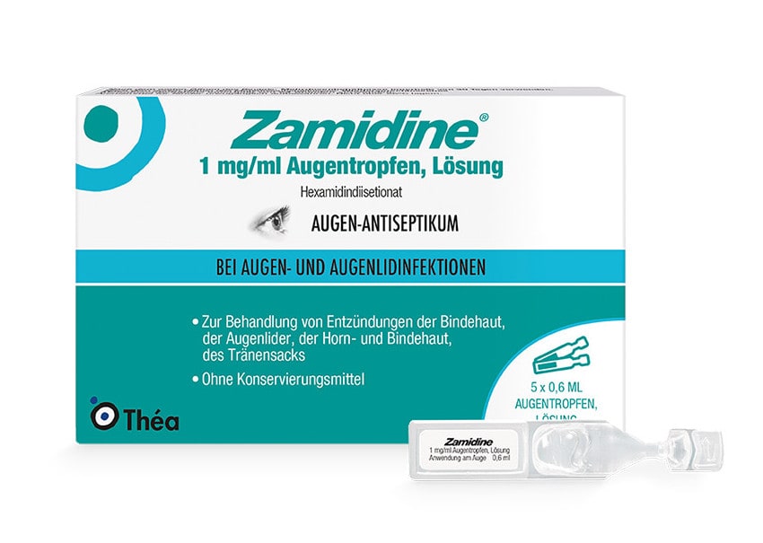 Zamidine 1mg/ml Augentropfen, Lösung 5X0.6 ml Augentropfen