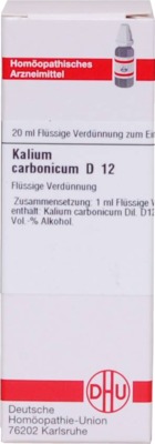 KALIUM CARBONICUM D 12 Dilution 20 ml Dilution
