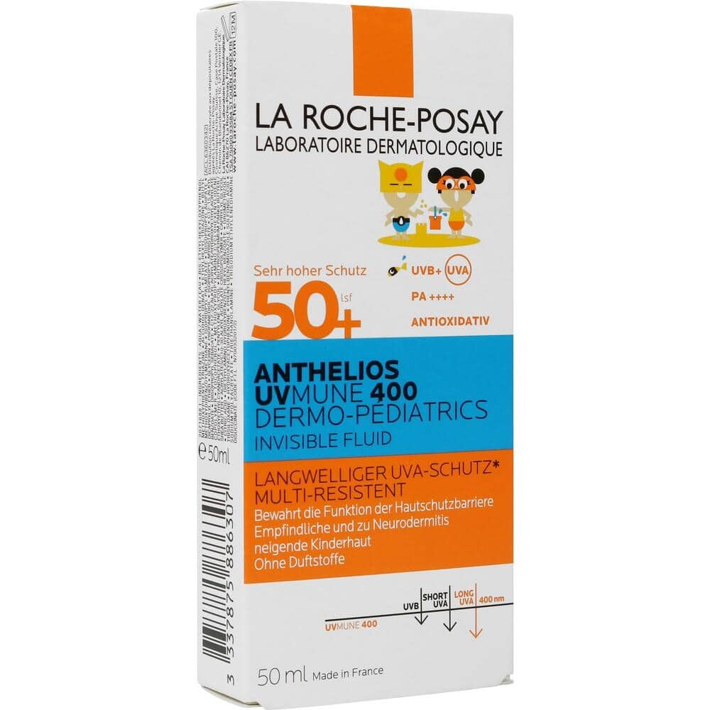 ROCHE-POSAY Anthelios Dermo Kids Fluid LSF 50+ 50 ml Flüssigkeit