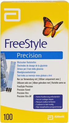 FreeStyle Precision Blutzucker-Teststreifen  100 St Teststreifen