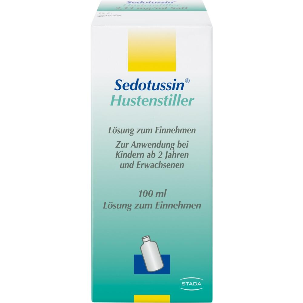 Sedotussin Hustenstiller 2,13mg/ml Saft 100 ml Lösung zum Einnehmen