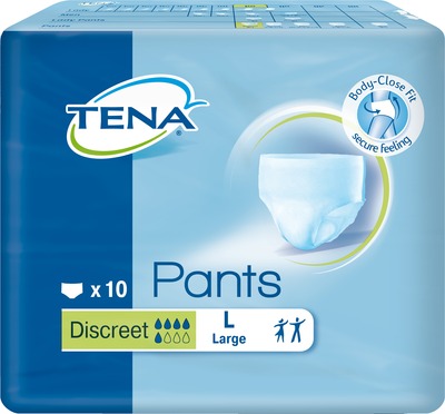TENA Pants Discreet L bei Inkontinenz 10 St