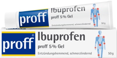 Ibuprofen proff 5% 50 g Gel